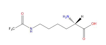 Image showing the ChemDraw Structure of Nε-TrifluroAcetyl-L-lysine